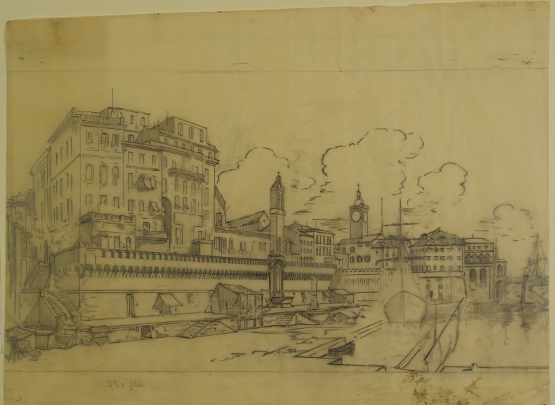1936 - Civitavecchia: la calata (lucido)